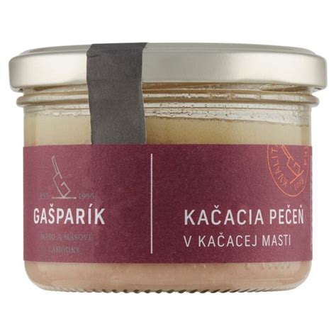 kačacia pečeň v masti v keramickej nádobe