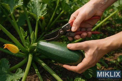 Zber čerstvej cukety