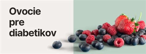 Výber ovocia pre diabetikov
