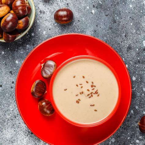 Ilustrácia s nutričnými hodnotami gaštanov