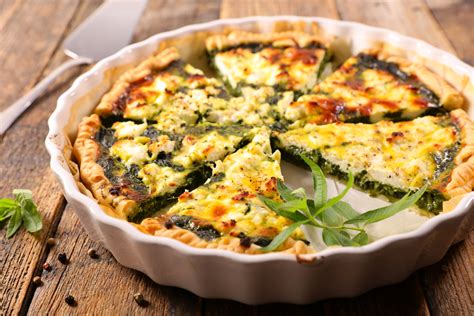 Quiche so špenátom a ricottou