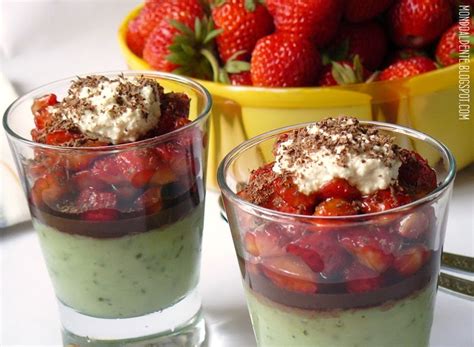 Puding s jahodami