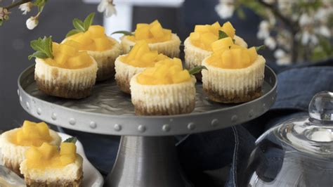 Minicheesecaky s mangom