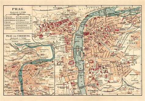 Historická mapa mesta Linz