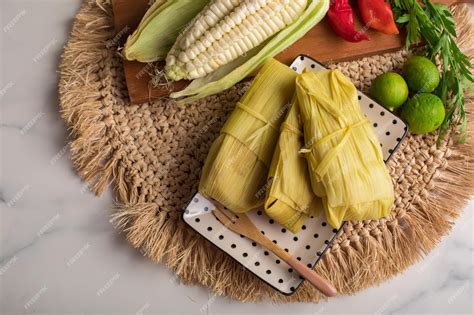 Tradičné Tamales v kukuričných listoch