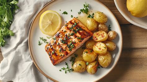 Grilovaný losos s jogurtovým dresingom