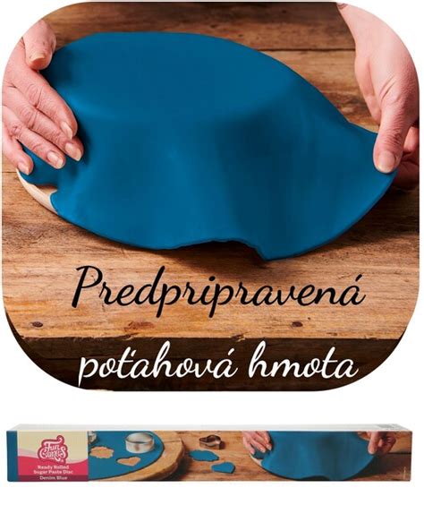 Hotová rozvaľkaná poťahová hmota