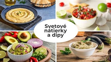 Rôzne domáce dipy a dresingy