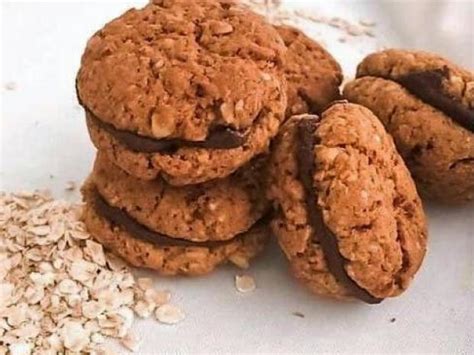 Ovsené cookies rôznych druhov
