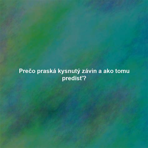 Prečo piškótové cesto praská a ako tomu predísť