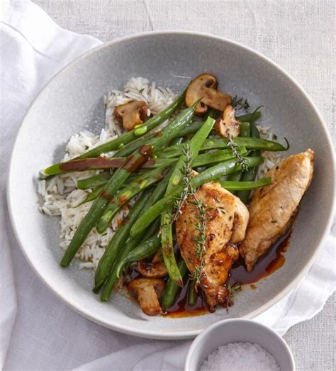 Misa s čerstvou zelenou fazuľkou