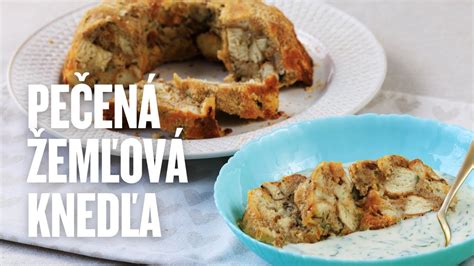 Pečená žemľová knedľa v bábovkovej forme