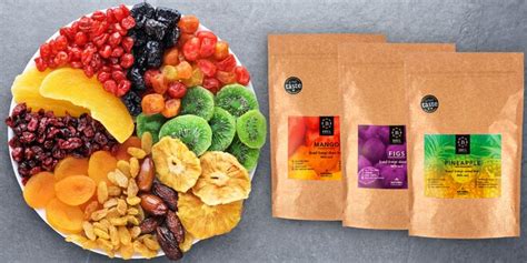 Sortiment sušeného a mrazom sušeného ovocia