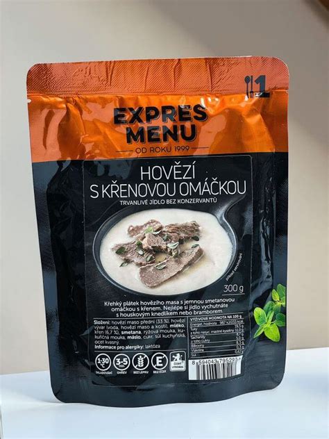 Balenie sterilizovaných jedál Adventure Menu