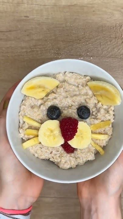 Ozdobená ovsená kaša pre deti