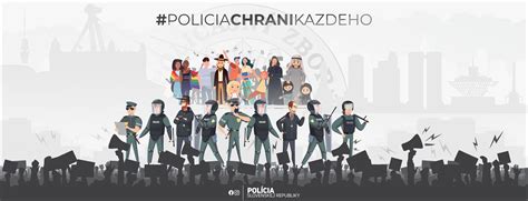 Ilustrácia policajta pri práci