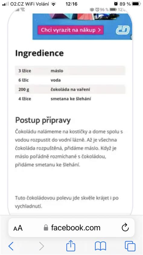 Základné ingrediencie pre prípravu čokoládovej polevy - čokoláda, maslo a smotana