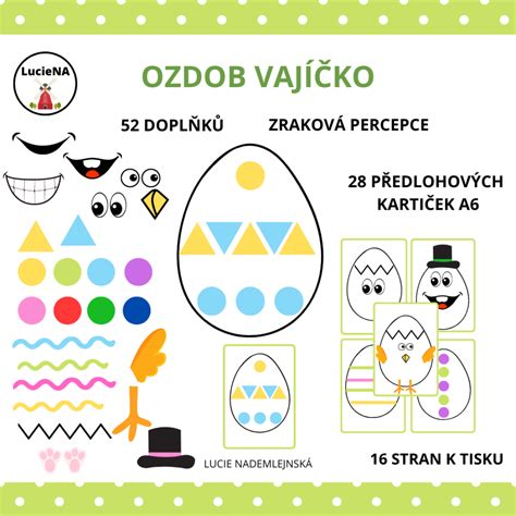 Schéma označenia na vajíčku