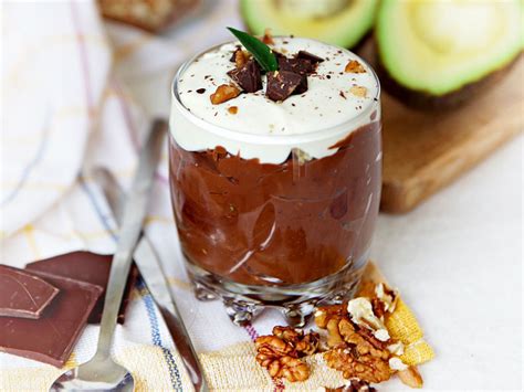 Avokádový puding s kakaom