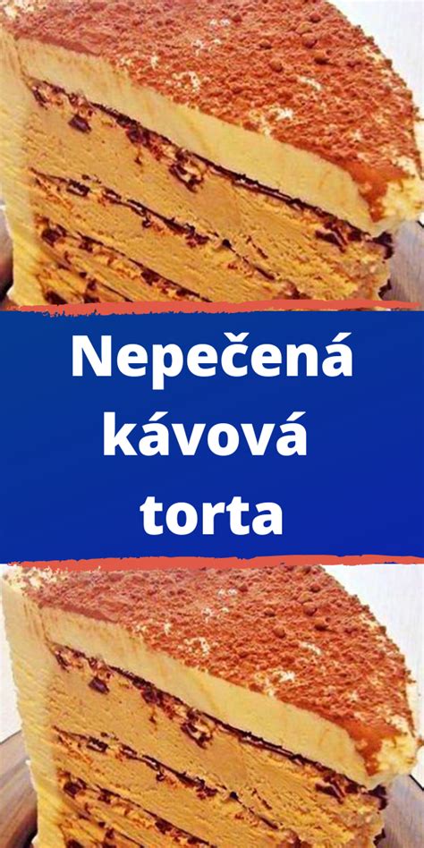 Nepečená kávová torta