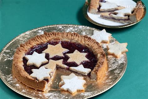 Linecká torta s mriežkou