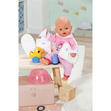 Bábika BABY born s jedlom a nočníkom