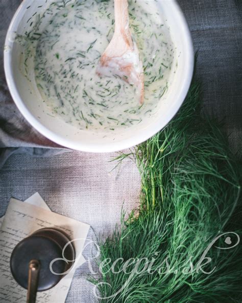 Základné ingrediencie pre kôprovú omáčku
