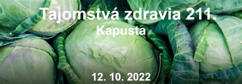Zelená kapusta ako symbol zdravia a základná surovina