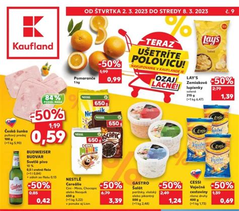 Zľavový leták Kaufland s ponukou Medovníka