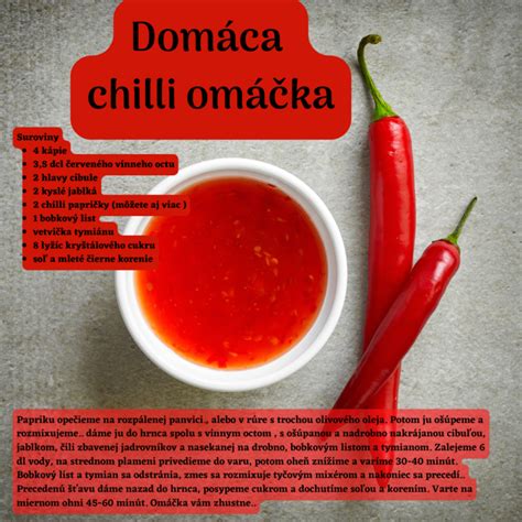 Domáca chilli omáčka v pohári