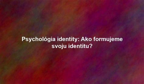 Ilustrácia mladého človeka hľadajúceho svoju identitu