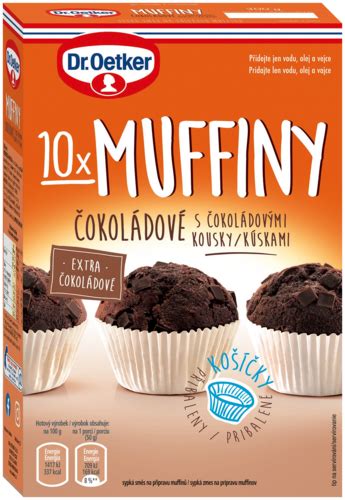 Čokoládové muffiny s čokoládovými kúskami