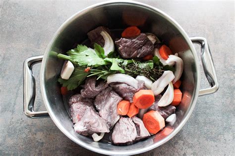 Základné ingrediencie pre Boeuf Bourguignon