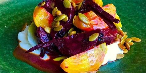 Servírovaná repa s pomarančom a balsamicom
