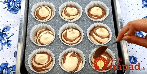 Príprava cesta na muffiny