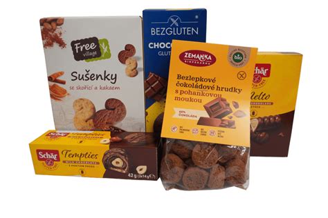 Rozmanité bezlepkové pečivo