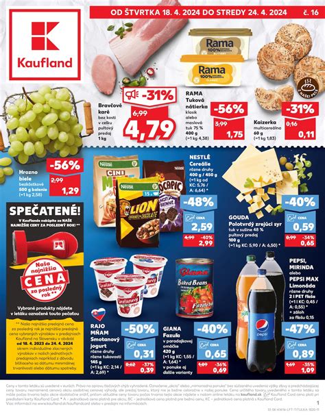 Aktuálny leták Kaufland s ponukou mandľovej múky
