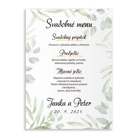 Svadobné menu na modernom tanieri