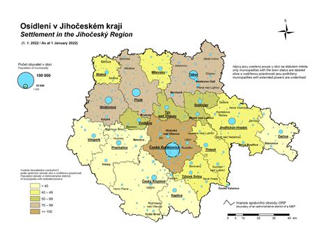 Mapa Šale a okolitých obcí s označením cukrární