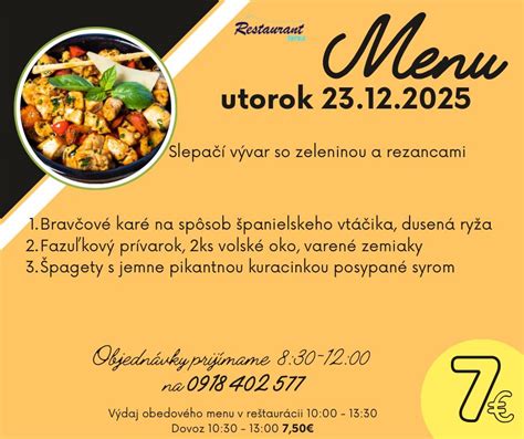 fotografia pestrého obedového menu s rôznymi jedlami
