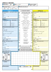 Checklist pre nahlásenie poistnej udalosti