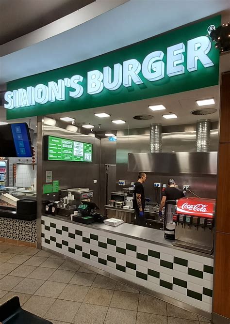 Logo Simon's Burger s vizualizáciou prevádzky