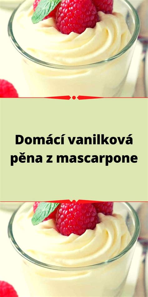 Vanilková plnka s mascarpone