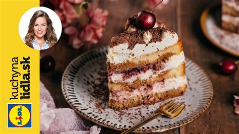 Torta s višňami a smotanou