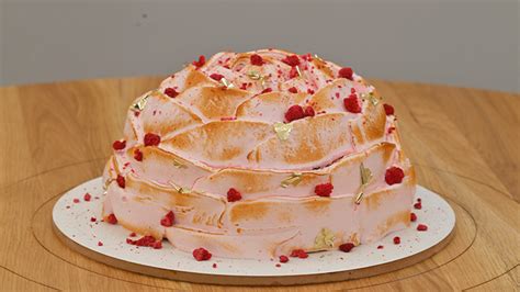 Torta Aljaška s opáleným snehovým meringue