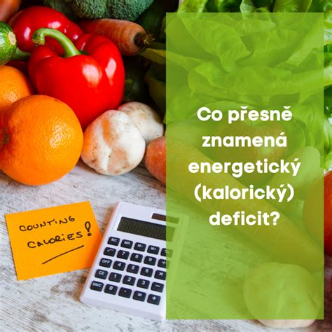 Kalorický deficit a energetický výdaj