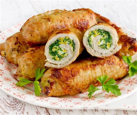 Bravčové rezne so špenátom a mozzarellou