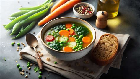 Ingrediencie na prípravu zeleninovej polievky