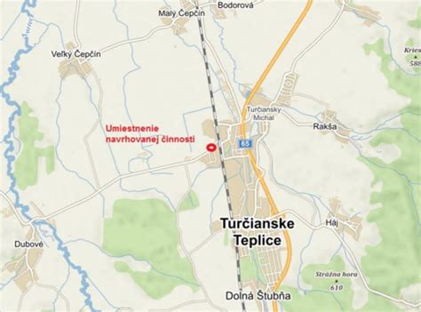 Mapa reštaurácií v Turčianskych Tepliciach