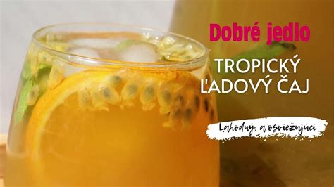 Pohár s domácim ľadovým čajom